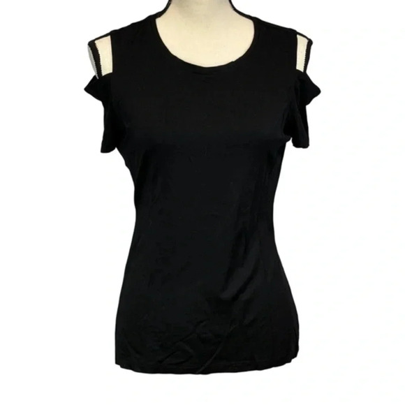 1.State cold shoulder tee - Picture 1 of 4